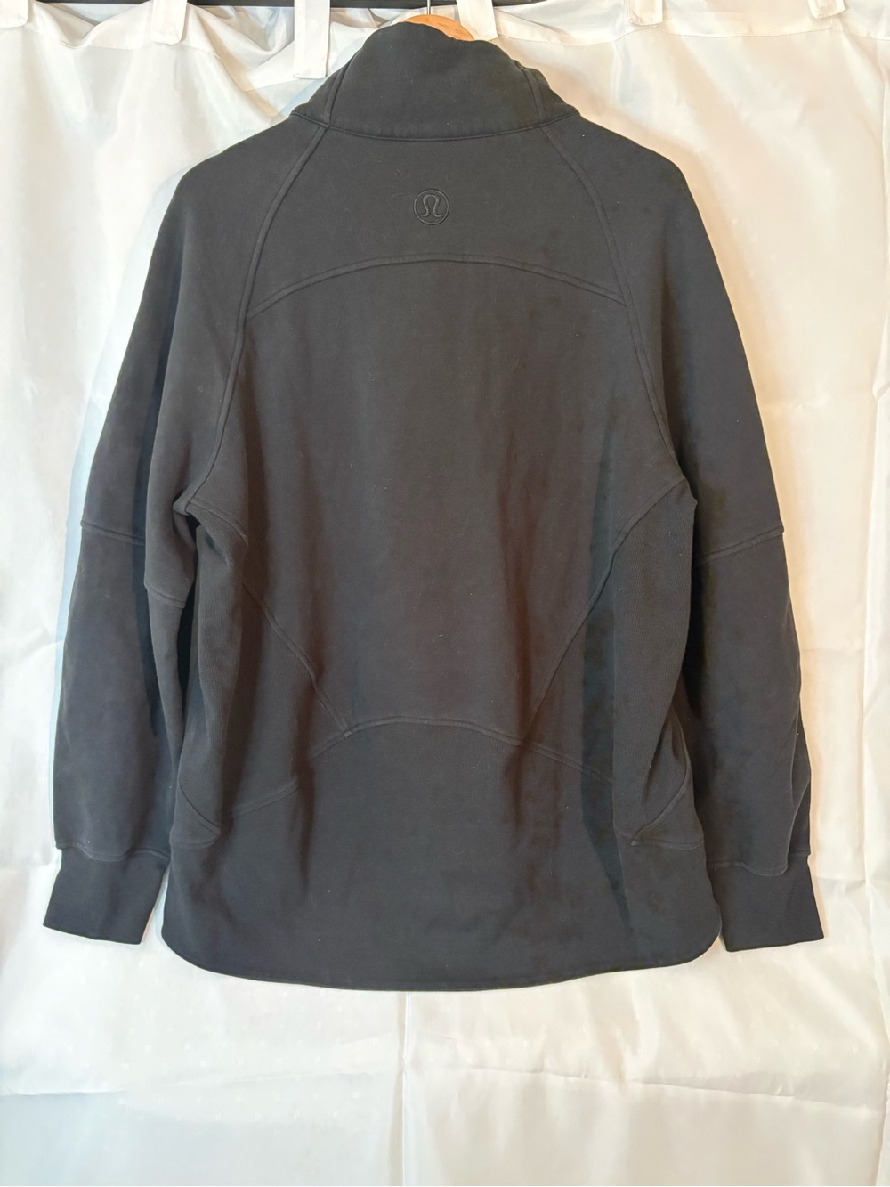 Lululemon Men’s XL/XXL Black 1/2 Half Zip Soft Jacket Hoodie RN106259 CA35801 - Picture 3 of 3